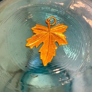 Vintage Deborah Tree of Life Leaf Pendant